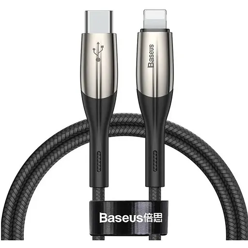 Кабель Baseus Horizontal Data Cable Type-C to iP PD 18W 1 м Черный