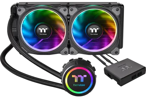 Водяне охолодження Thermaltake Floe Riing 240 TT Premium Edition RGB Black (CL-W157-PL12SW-A)