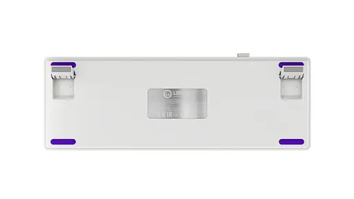 Клавіатура Lorgar KBP70MW Pro Wireless 65% Compact Black White EN/UA (LRG-KBP70MW-WH-US) - фото 8