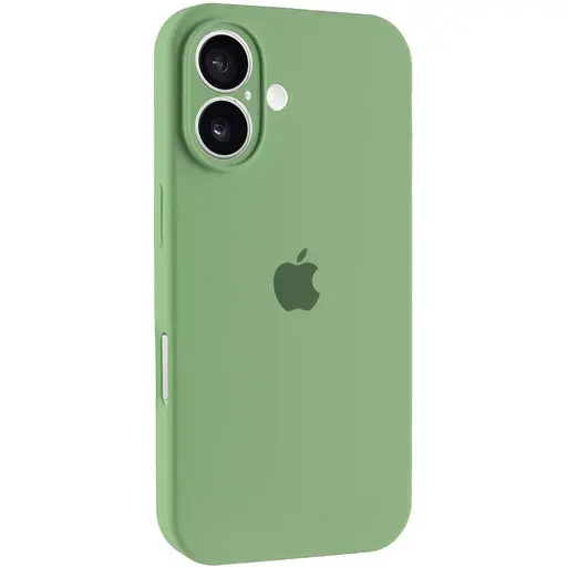 Чохол Silicone Case Full Camera Protective (AA) для Apple iPhone 16 Plus (6.7) М'ятний / Mint - фото 1