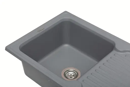 Кухонная мойка гранитная Miraggio Orlean gray 861x496x210 00209306, Серый - фото 3