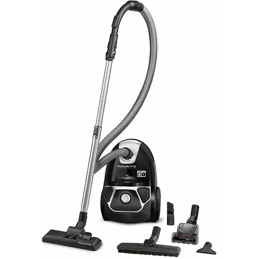 Пилосос Rowenta Compact Power Animal Care мішковий чорний (RO3985EA) - фото 1