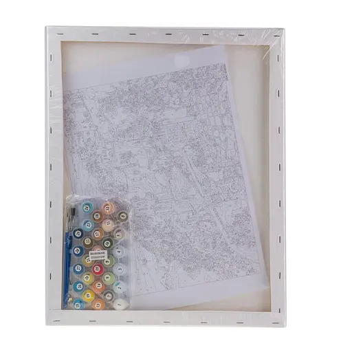 Набор для росписи по номерам "Греческий город" 40*50 см, IDEA2-GX45336, ТМ "99IDEAS" - фото 6