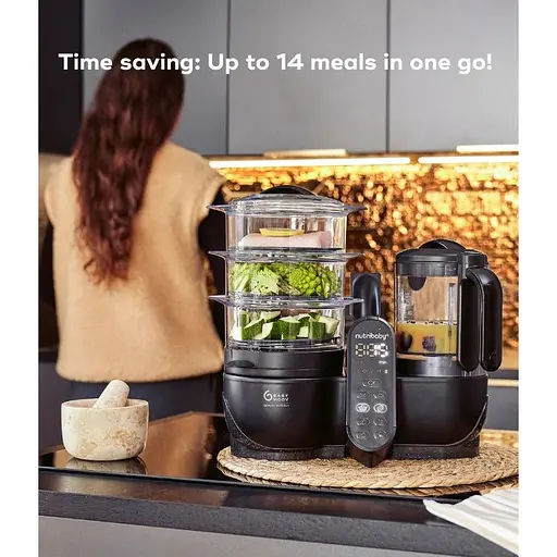 Блендер-пароварка Babymoov Nutribaby + XL Black (A001140) - фото 8