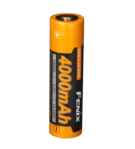 Акумулятор 18650 Fenix 4000mAh 3.6V (Чорно-жовтий)