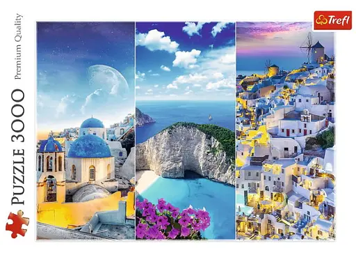 Пазл Trefl Грецькі канікули колаж 3000 ел. (33073) - фото 2