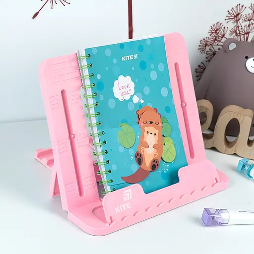 Подставка для книг Kite пластиковая розовая (K25-330-4) - фото 4