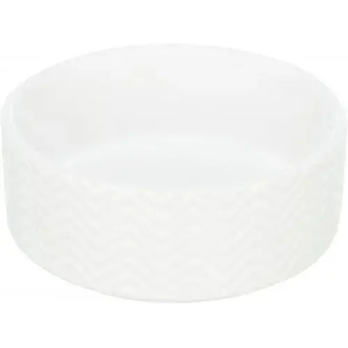 Миска Trixie для собак белая 900 мл d:16 см керамическая