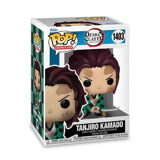Фігурка Funko Pop Фанко Поп Demon Slayer Tanjiro Kamada Клинок, що розсікає демонів Танджиро Камадо 10 см DS TK 1403 - фото 3