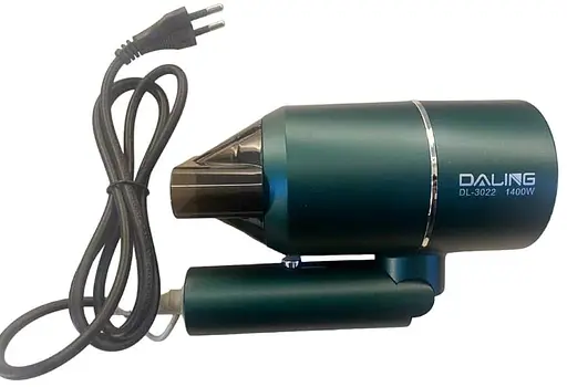 Фен для сушіння волосся Daling DL-3022 складний легкий дорожний 1400 Вт - фото 2