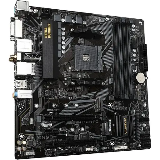 Материнська плата Gigabyte B550M DS3H AC Socket AM4 - фото 3