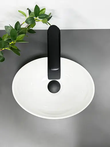 Умивальник VBI Parma S white накладний VBI-011001, Білий - фото 2