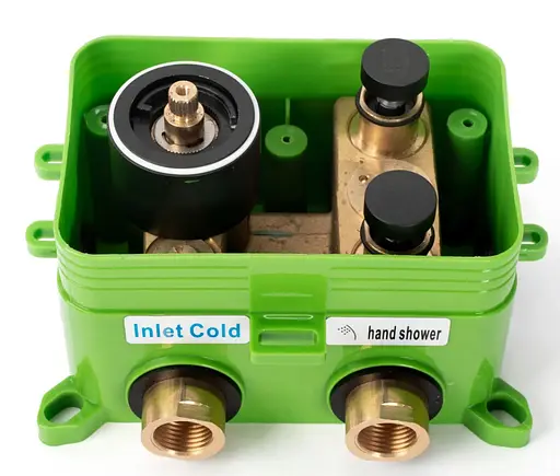 Душова система прихованого монтажу Rea Parker + Box nikiel brushed REA-P9142, Нікель - фото 5