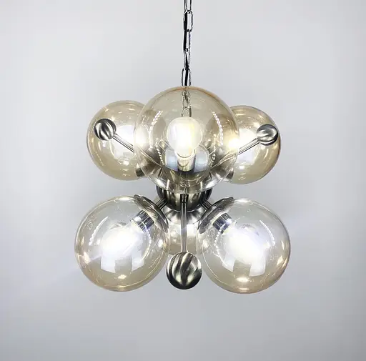 Подвесная люстра в корпусе цвета satin | Line F | Арт. 0666/6 Satin - фото 2