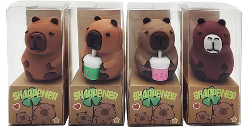 Точилка силиконовая Капибара, 4 см