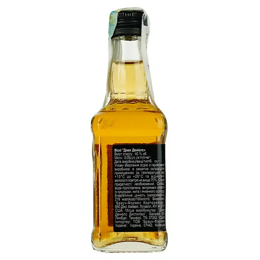 Віскі Jack Daniel's Tennessee Old No.7, 40%, 0,05 л - фото 2
