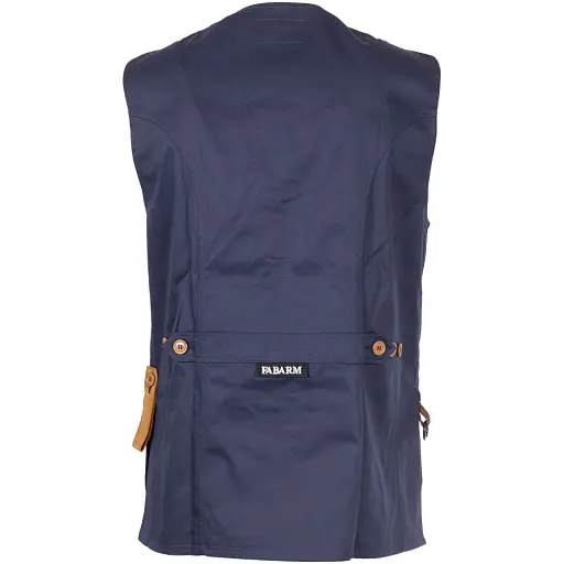 Жилет стрелковый Fabarm Superlative 3XL Синий/оранжевый - фото 6