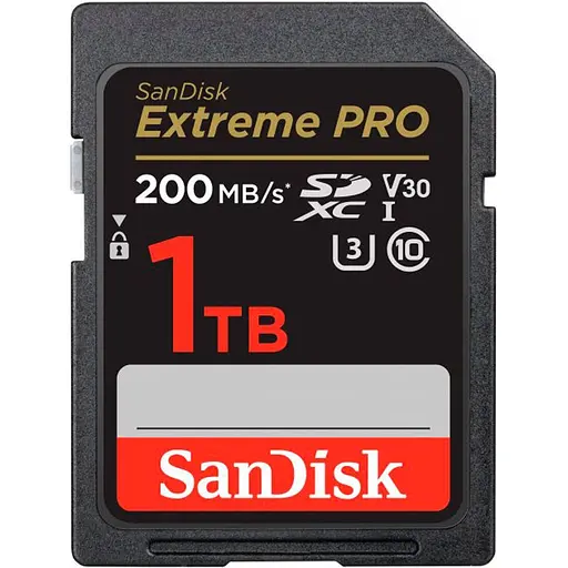Карта памяти SanDisk 1TB SD class 10 UHS-I U3 V30 Extreme PRO (SDSDXXD-1T00-GN4IN) (78801)