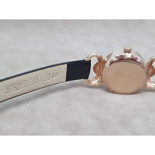 Золотые часы Golden Time кварцевые. Ч86РК БЕЛ Черный - фото 3