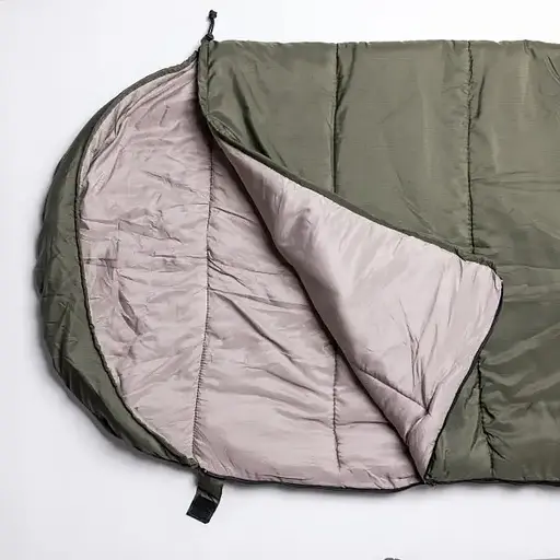 Спальний мішок Lugi з капюшоном хакі 210 x 70 см (LU-010) - фото 6