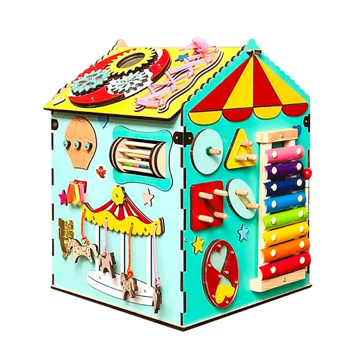 Развивающая игрушка Бизикуб "Цирк" Temple Group TG413535001, 41 х 35 см - фото 1