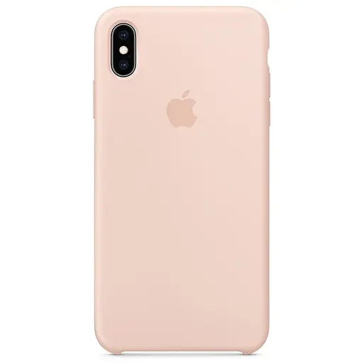 Оригінальний силіконовий чохол Apple Silicone Case для iPhone XS Max (6.5") Pink Sand MTFD2LL/A