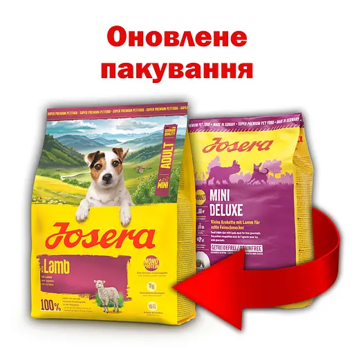 Сухий корм для собак Josera Mini Adult Lamb 900 г - фото 2