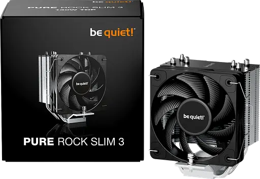 Воздушное охлаждение be quiet! Pure Rock Slim 3 Black (BK047) - фото 1