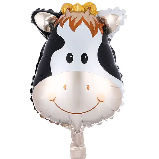Большие гелиевые шары Корова, надувные фольгированные воздушные фигуры для праздника, 32x26 см