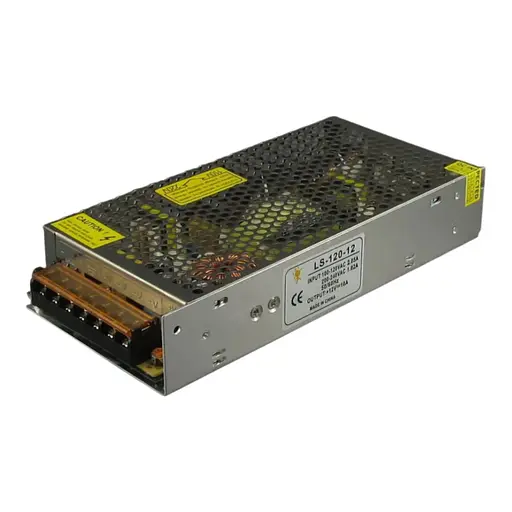 Блок живлення імпульсний 12 В 25 А 300 Вт перфорований - фото 1