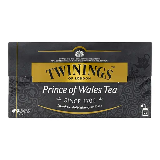 Чай чорний Twinings Принц Уельський в пакетиках (25 шт. х 2 г)