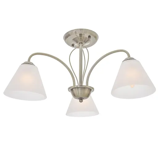 Люстра стельова Brille в спальню E27 60W BZ (LK-566C/3) - фото 5