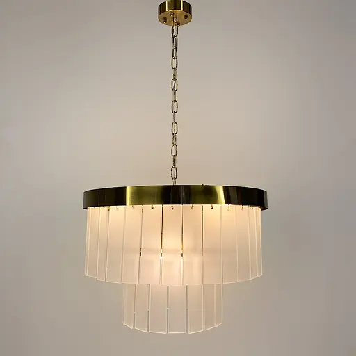 Латунна люстра Kiandra у двох розмірах Line.F Діаметр 80см - фото 3