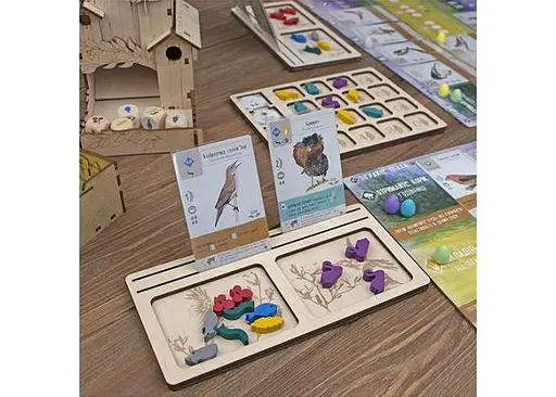 Планшет Tower Rex ігронайзер гравця для гри Крила Wingspan Wingspan Player Dashboard igronizer (5922) - фото 3