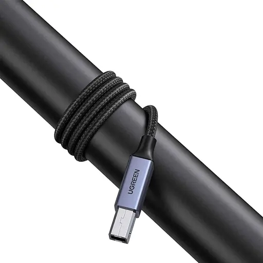 Кабель Ugreen US369 USB-A to USB-B 2m чорний [127978] - фото 3