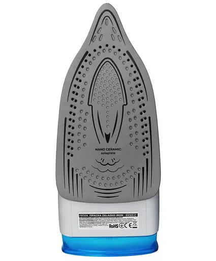 Гладильный утюг Rotex RIC63-C Ultra Glide Plus Керамическое покрытие 2800Вт Резервуар 380мл Голубой / Белый - фото 2