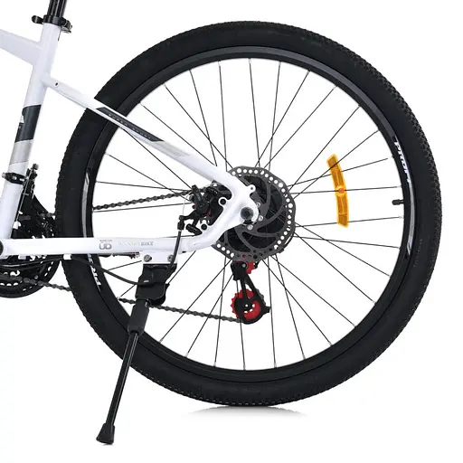 Велосипед SKD75 MTB 2605-2, 26 дюймів, сталева рама 16 Sunrun 24SP білий - фото 9