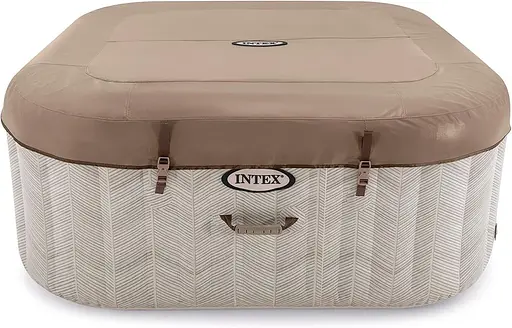 Басейн-джакузі надувний Intex з гідромасажем на 795 л бежевий (28446) - фото 2