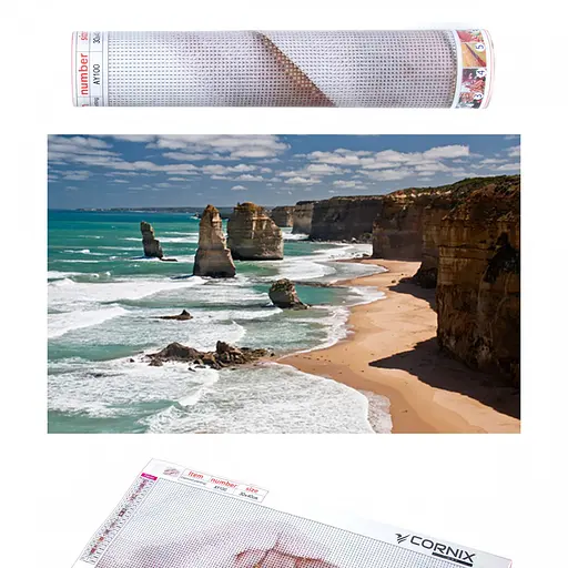 Набір алмазної мозаїки (вишивки) Cornix Art 40 x 30 см AY32 - фото 1