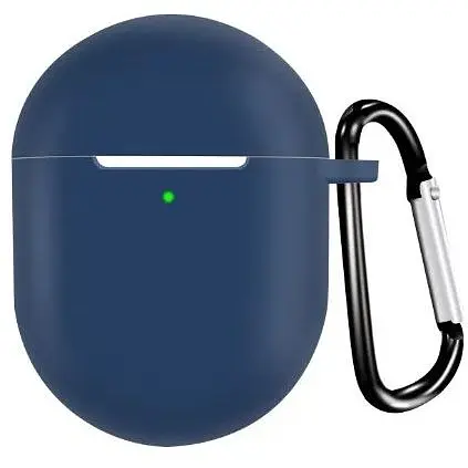 Чехол-накладка DK Silicone Candy Friendly с карабином для Xiaomi Redmi Buds 4 (dark blue)