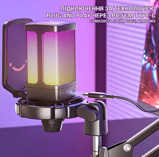 Мікрофон Fifine Q6T Black (Q6T) - фото 5