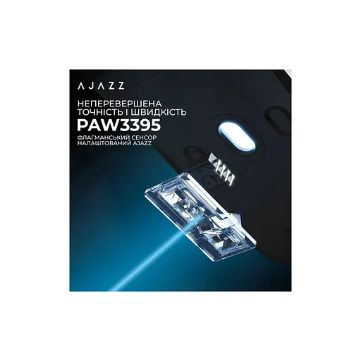 Мышка Ajazz AJ179PRO Wireless/Bluetooth/USB Charging Dock White (AJ179-PRO-W) - фото 7