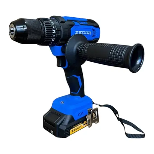 Шуруповерт ударный аккумуляторный Zegor CDA-21H PLUS/21В/2 скорости/2 батареи 21В 2Ач/реверс/подсветка/кейс - фото 2