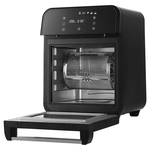 Мультипечь Sencor VITA 1500Вт 12л 60-200°C нержавеющая сталь платик черный - фото 5