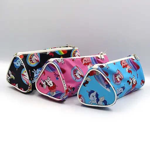 Пенал трикутний Єдинорожки, 22x9 см (В асортименті) - фото 2