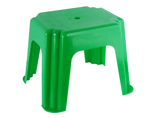 Табурет малый прямоугольный, зеленый, Бамсик, ПХ4570 ЗЕЛ