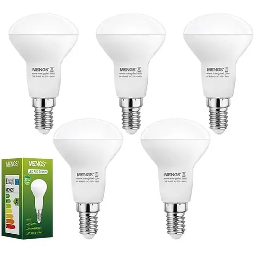 MENGS Пакет з 5 світлодіодних ламп E14 5,5 Вт (еквівалент 40 Вт)