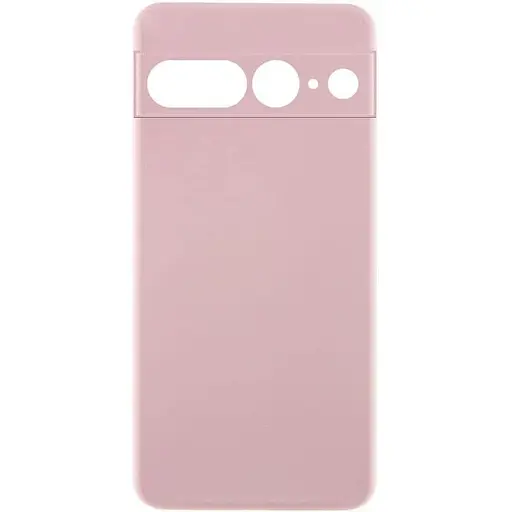 Чохол TPU Getman Liquid Silk Full Camera для Google Pixel 7 Pro Рожевий / Pink Sand