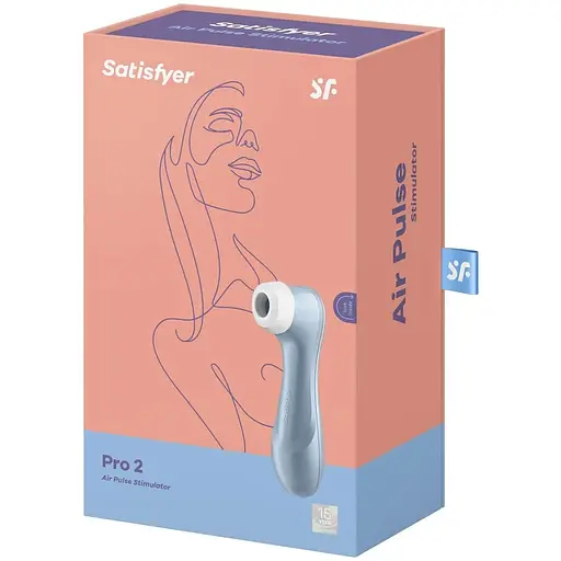 Вакуумний кліторальний стимулятор Satisfyer Pro 2 Синій - фото 9
