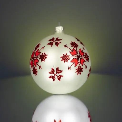 Набір ялинкових прикрас Різдвяні історії Код нації: Київщина 3 кулі скло (4820001107265) - фото 8